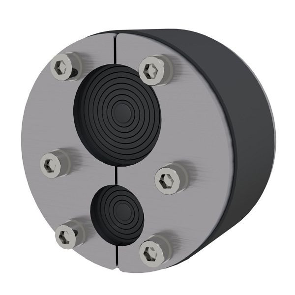Hauff Wellrohrinnendichtung mit Segmentringtechnik, Wellrohr Nennweite: DN 110, Anzahl Kabel/Medium insgesamt: 2, 3030570613