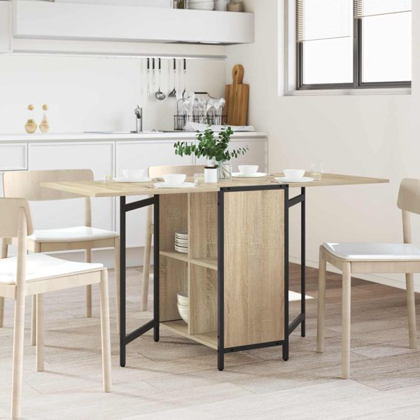 vidaXL Esstisch 144 x 60 x 75 cm Holzwerkstoff Sonoma-Eiche, 8006066