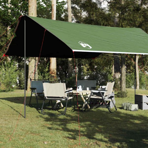 vidaXL Tarp Grün 460x305x210 cm Wasserdicht, Trekking, 94688