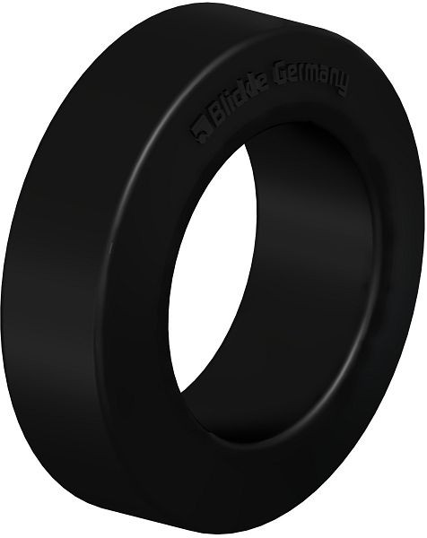 Blickle BEV 160x50/100-ZDG Bandage / Reifen aus Elastik-Vollgummi, Schwarz, 146621