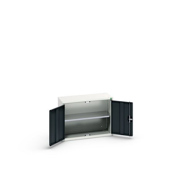 bott verso Economy Schrank, mit 1 Fachboden, BxTxH: 800 x 350 x 600 mm, Lichtgrau / Anthrazitgrau, 16929101.19