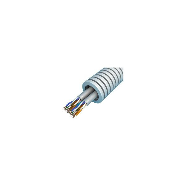 PREFLEXIBEL Datenleitung in Rohr 20mm S/FTP CAT 7 DUAL (2X), VE: 100 m, 104522