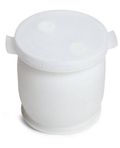 DENIOS Fassdeckel aus Polyethylen (PE), für 60-l-Fässer, natur-transparent, VE: 5 Stück, 257250