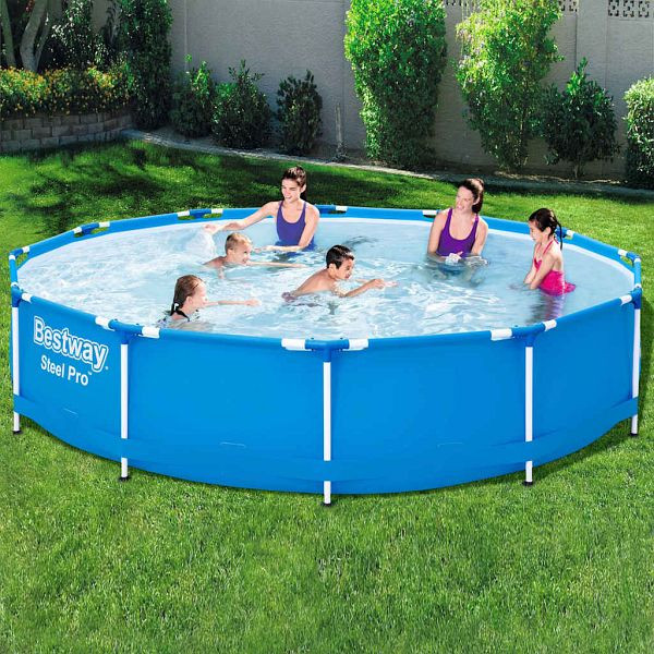 Bestway Swimmingpool Steel Pro Rahmen 366 x 76 cm, 92105