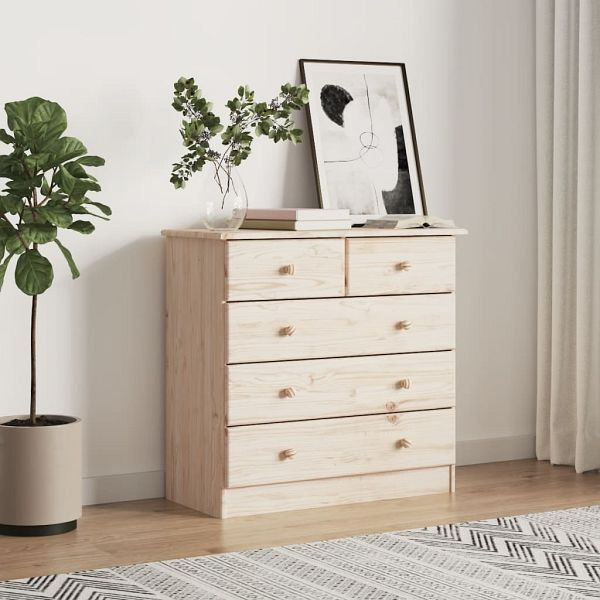 vidaXL Kommode ALTA 77x35x73 cm Massivholz Kiefer, 353921