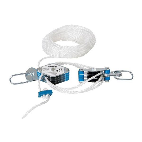 Silverline Flaschenzug, 180 kg, 633957