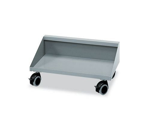DENIOS Rollwagen aus Stahlblech, für 2 x 15 Liter oder 1 x 30 Liter Sammelboxen, grau, 116007