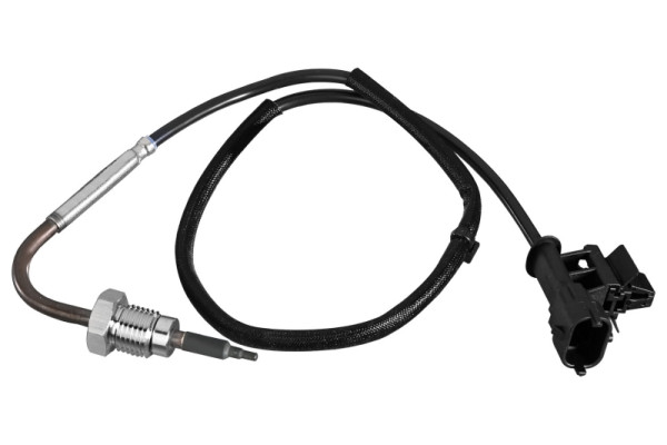 HELLA Sensor, Abgastemperatur, 2-polig, geschraubt, Kabel: 480mm, 6PT 010 376-731