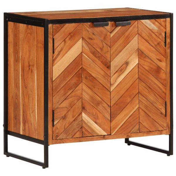 vidaXL Schuhschrank 67x38x65 cm Massivholz Akazie, 376049