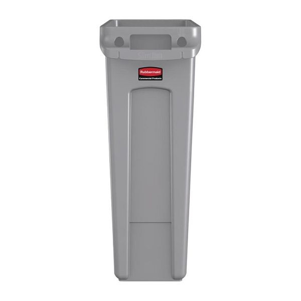 Rubbermaid Slim Jim Abfalleimer 87L, Ventilationskanäle machen es um 80% einfacher, Müllsäcke herauszunehmen, F649