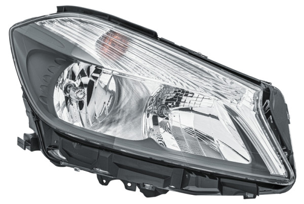 HELLA Halogen-Hauptscheinwerfer, für u.a. Mercedes-Benz A-Class (W176), ECE/CCC, für Rechtsverkehr, rechts, 1EG 010 818-121