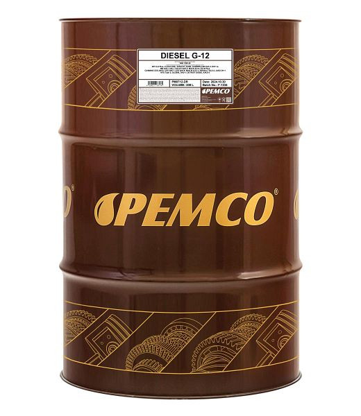 PEMCO Mehrbereichsöl 712 Diesel G-12 SHPD 10W-30, VE: 208 l, PM0712-DR