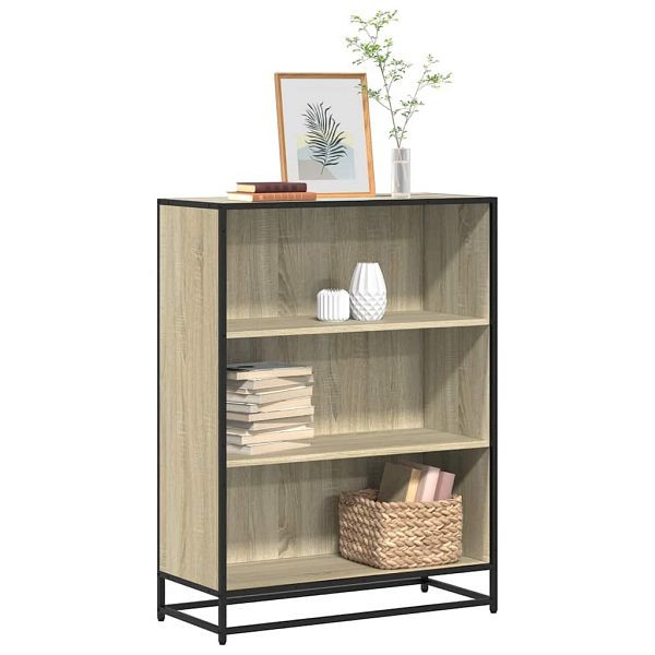 vidaXL Bücherschrank Sonoma-Eiche 80,5x35x107,5 cm Holzwerkstoff, 849120
