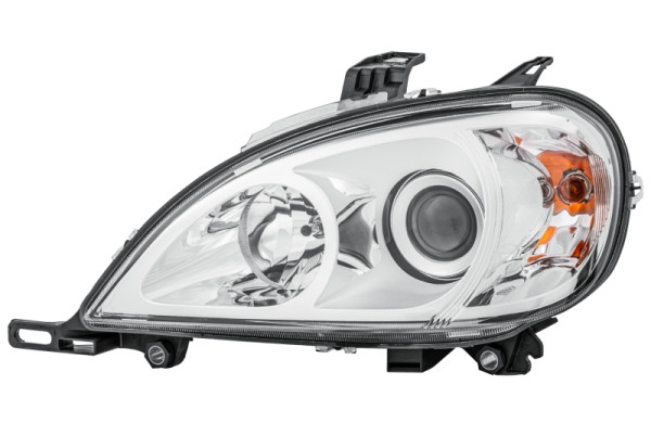 HELLA Halogen-Hauptscheinwerfer, für u.a. Mercedes-Benz M-Class (W163), ECE, für Rechtsverkehr, links, 1EL 223 151-171