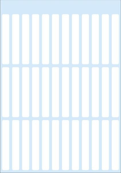 HERMA 3724 Vielzwecketiketten weiß 8x36 mm Papier matt 168 St., 3724