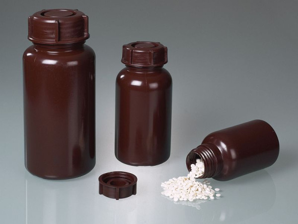 Bürkle Weithalsflasche, Inhalt: 500 ml, Farbe: braun, 0320-0500