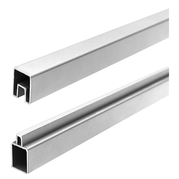 T&J ECOSTECK-Start & Abschluss Set, SILBER, 32/25 x 20 x 1800 mm, Aluminium, 44684
