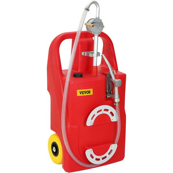 VEVOR Kraftstoff-Caddy, 25 Gallonen, tragbarer Gas-Diesel-Tank auf Rädern mit manueller Pumpe, SLRLXJLBDDW25IQ7BV0