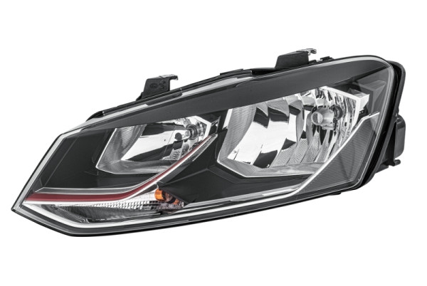 HELLA FF/Halogen-Hauptscheinwerfer, für u.a. VW Polo (6R1, 6C1), GTI, ECE, für Rechtsverkehr, links, 1EB 012 034-051