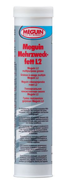 Meguin Mehrzweckfett L2, Kartusche Kunststoff, VE: 0,4 kg, 4770