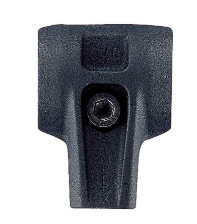 Halder C-Gehäuse 60mm Temperguss schwarz für Simplex, 3711060