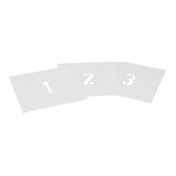 Stein HGS Sprühschablonen-Set, Ziffern 0 bis 9, 200 mm, 35878