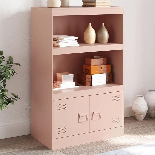 vidaXL Sideboard Rosa 67x39x107 cm Stahl, 841668, 8721012425675