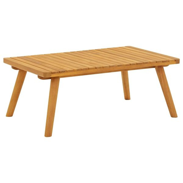 vidaXL Garten-Couchtisch 90x55x35 cm Massivholz Akazie, 46675