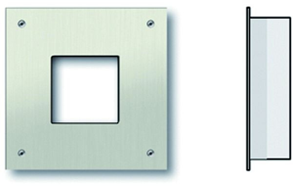 TCS Unterputzmontageset aus Frontplatte und UP-Kasten für Serie AMI, für 1 AMI-Modul, ZAU2001-0030