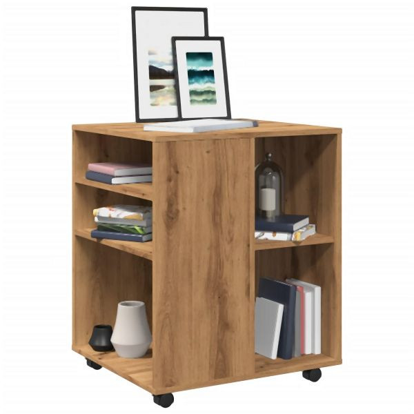vidaXL Rollschrank Artisan-Eiche 60x53x72 cm Holzwerkstoff, 856659