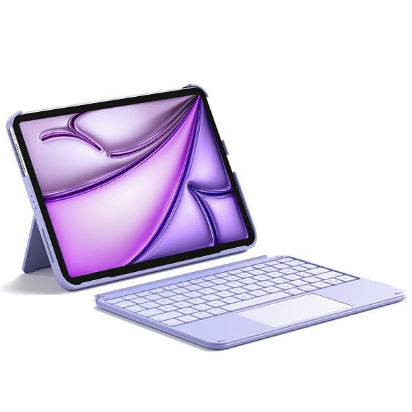 inateck Tastatur für iPad 11" (A16 2025), iPad 10, iPad Air 11" M4/M3/M2, iPad Air 5/4, iPad Pro 11" 4/3/2/1, QWERTZ, Acetouch, lila, KB04122_purple