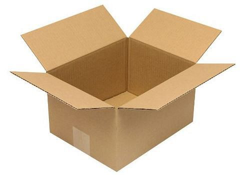 TransPak Wellpapp-Faltkarton 1-wellig, Innenmaß 250 x 200 x 140 mm, Format B5, Qualität 1.20B, VE: 50 Stück, 299228
