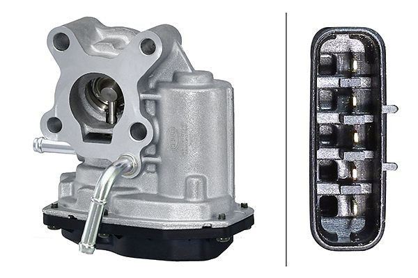 HELLA AGR-Ventil, 12V, elektrisch, 5-polig, ohne Dichtung, 6NU 014 864-621