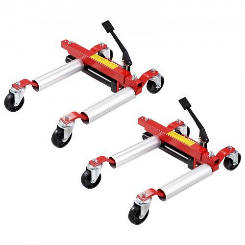 VEVOR Autowagenheber Set, VE: 2 Stück, 680 kg/Wagen, 360° drehbare Räder, Schwerlast Hydraulik, für Autos SUVs Wohnwagen Pick-up, JTSLSBYC2J15T6E8VV0