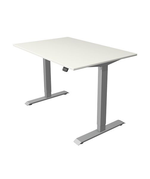 Kerkmann Kompakttisch B 1200 x T 800 mm, elektrisch höhenverstellbar von 740-1230 mm, Weiß, (Montage), 10226510-1