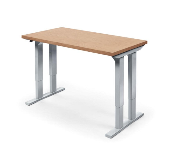 Deskin elektrisch höhenverstellbare Werkbank WS Profi, Multiplex-Platte, 1500 x 700 mm, mit 4 Hubsäulen, 295390