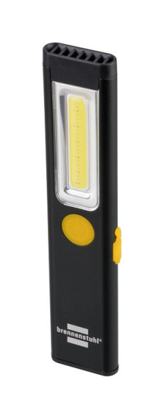 Brennenstuhl LED Akku Handleuchte PL 200 A / LED Taschenlampe mit COB LED (200lm, USB-Ladekabel, Leuchtdauer, Magnet und Clip), VE: 10 Stück, 1175590