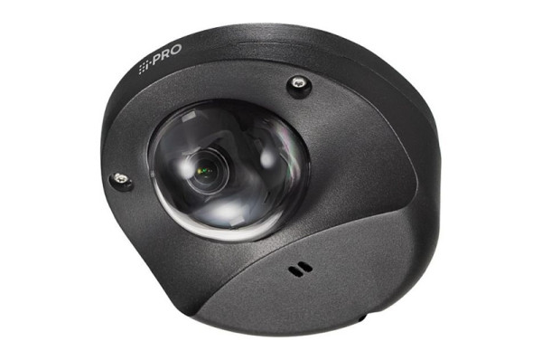 i-Pro Netzwerk Compact Dome S-Serie, 4MP@30fps, 2,4mm AI, IR, IK10, in, schwarz, WV-S32402-F2L1