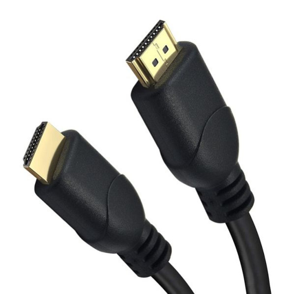 Helos Anschlusskabel, HDMI Stecker/Stecker, 4K, 7,5m, schwarz, 288395