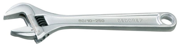 GEDORE Einmaulschlüssel, verstellbar 8", verchromt, 6381020