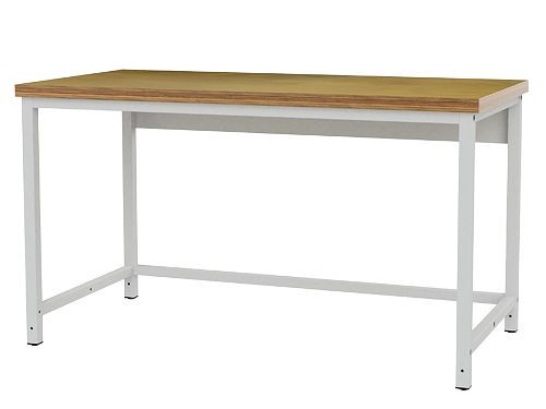 Bedrunka+Hirth Packtisch Basic, Grundtisch Tiefe 900, Maße: 1500 x 900 x 859 mm, Material Arbeitsplatte: Buche-Multiplex, PT1590BU