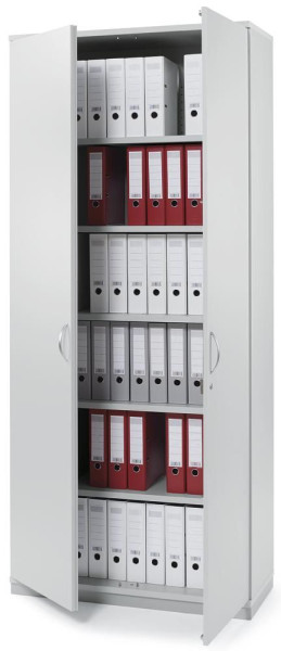 Deskin Flügeltürenschränke MULTI M pro, Dekor weiß, B 1000 x H 2250 x T 420 mm, 294442