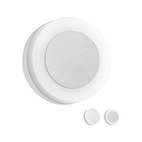 Brumberg LED-Wandanbauleuchte 9W 3000K A++ 665lm, weiß Konverter 1LED Kunststoff opal IP54 10030173, 113849