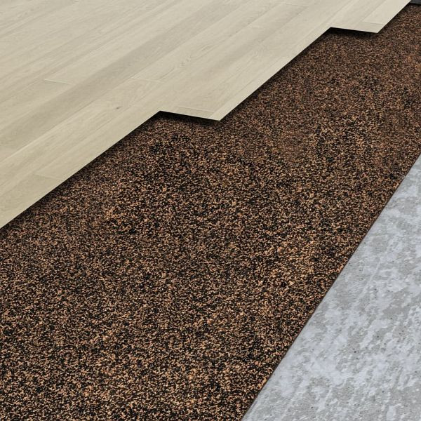 vidaXL Gummikork-Rolle 100x500 cm 5 mm, Material: Gummikork, 153152