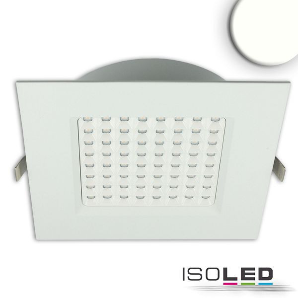 ISOLED LED Downlight Prism blendungsreduziert 25W, IP54, neutralweiß, dimmbar, 113783