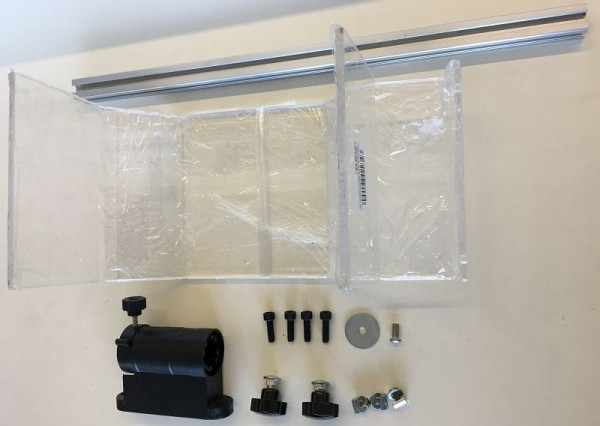 ELMAG Plexi-Bohrfutterschutz komplett, mit Halterung für GBM 4/50 SGA CE, 9802234