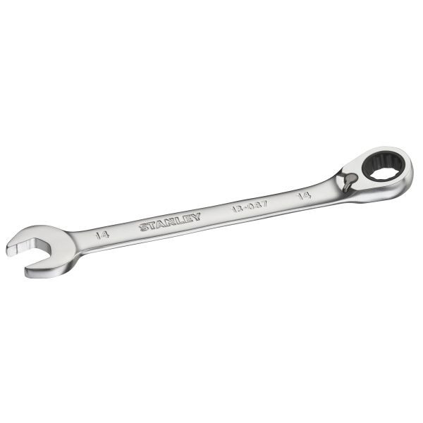 Stanley FATMAX Ringmaulschlüssel mit Ratsche 14 mm, 72 Zähne, 12-Kant, 15° gekröpft, FMMT13087-0