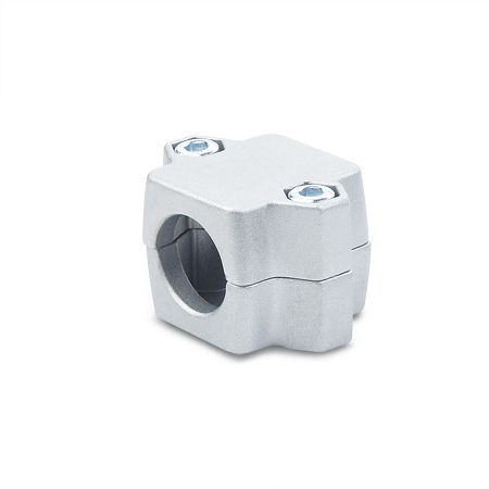 Ganter Muffen-Klemmverbinder, Aluminium (GN 241-B42-76-2-BL), VE: 5 Stück, 241-B42-76-2-BL