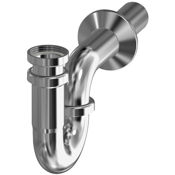 KWC Siphon, DN32, Material: Messing verchromt, 2000109124