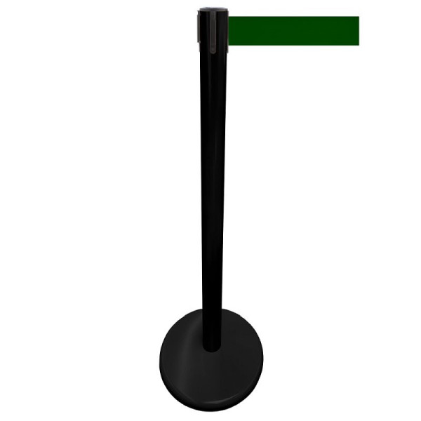 Stein HGS Personenleitsystem -P-LINE Future-, Metall/ schwarz, dunkelgrün, mit Sicherheitsverschluss (selbstlösend), Gurtlänge: 2,3 m, 12796-1003